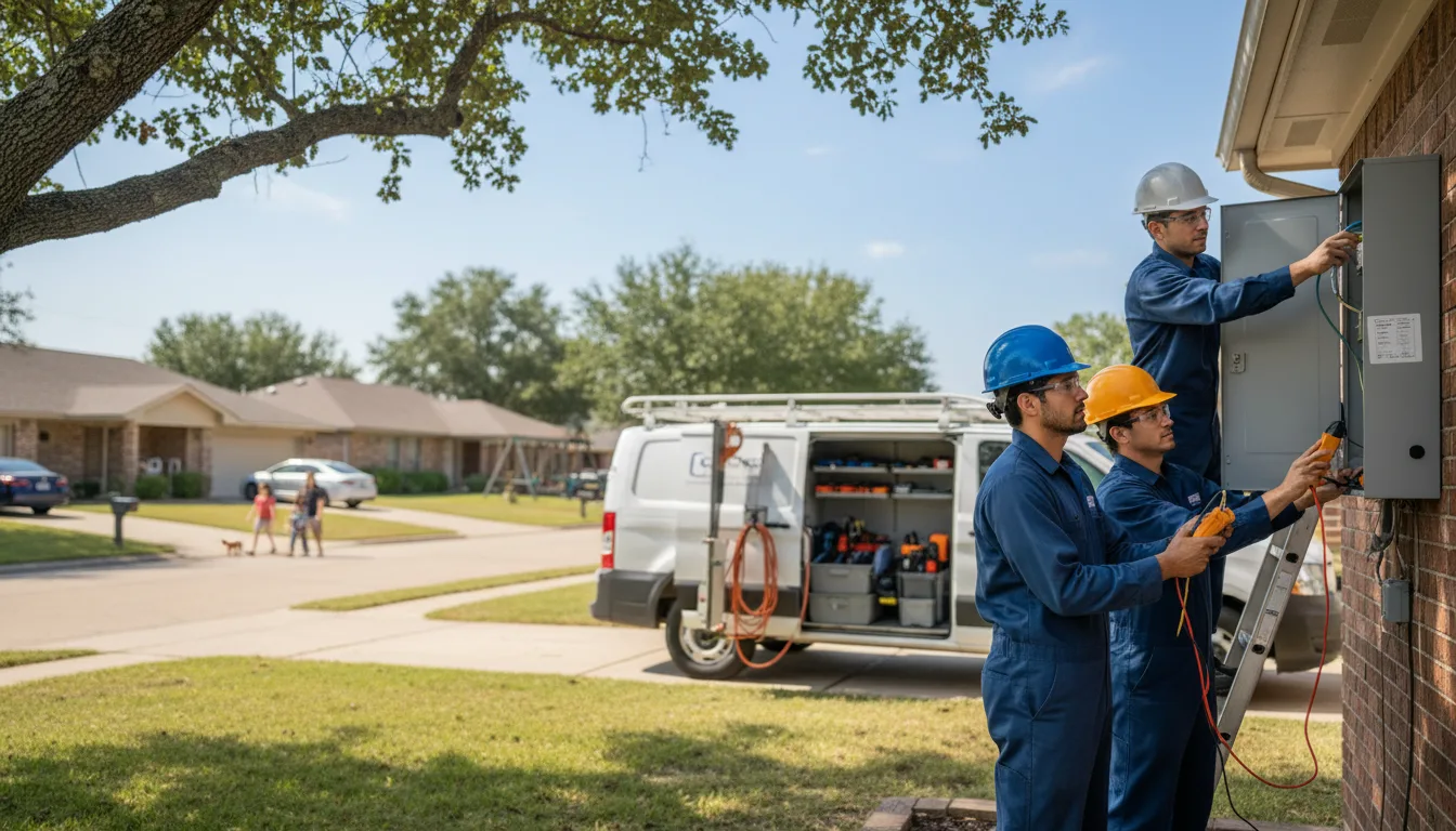 Certified electrician providing emergency electrical services in Parish, NY